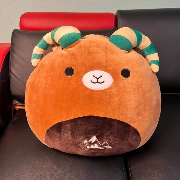 Squishmallows Toys Rare 6 Ramsey Brown Mountain Ram Goat Sheep Farm